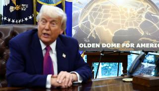 Donald Trump Altın Kubbe'yi tanıttı