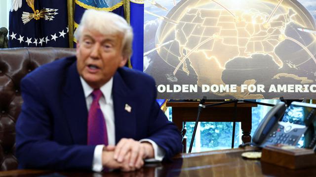 Donald Trump Altın Kubbe'yi tanıttı