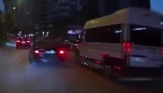 Makas attı zincirleme kazaya sebep oldu