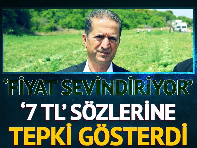'Fiyat sevindiriyor' dedi! '7 TL' sözlerine tepki gösterdi