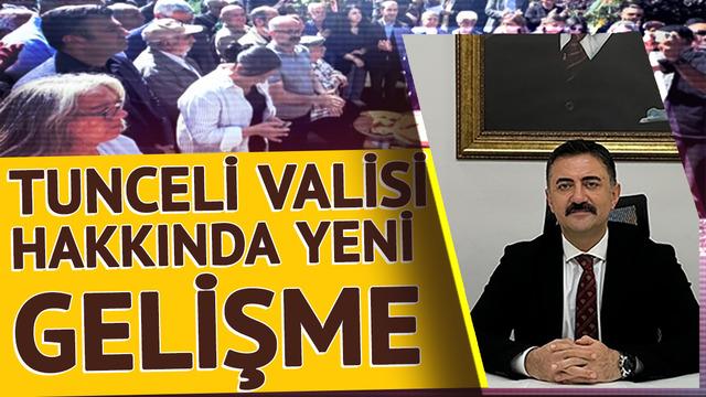 Tunceli Valisi merkeze çekildi