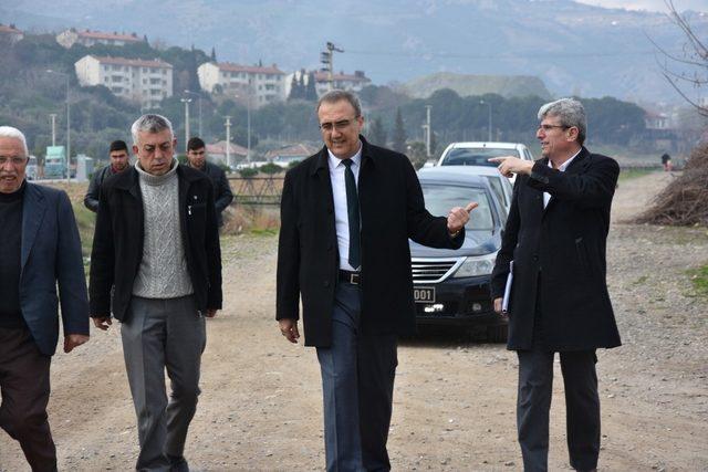 Başkan Karaçoban çalışmaları yerinde inceledi