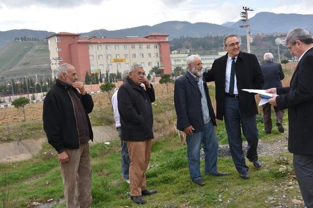 Başkan Karaçoban çalışmaları yerinde inceledi