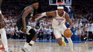 NBA konferans finalinde Timberwolves'u yenen Thunder, seride 1-0 öne geçti