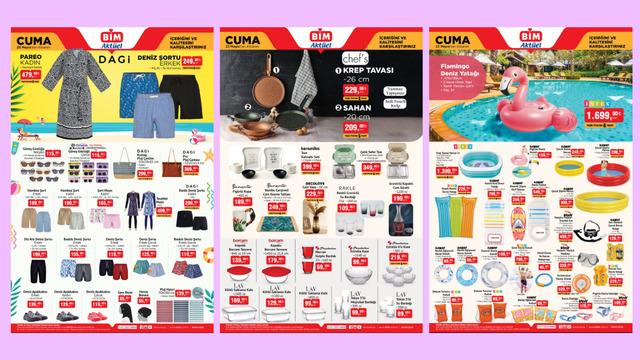 BİM'e plaj ürünleri geliyor! 23 Mayıs 2025 BİM Aktüel Kataloğu burada