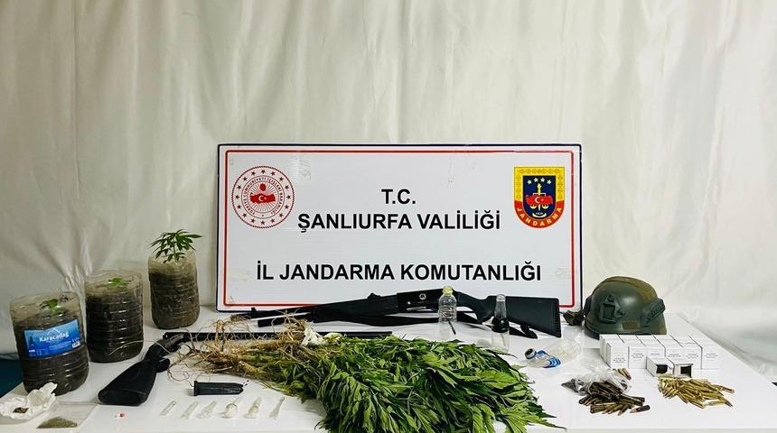 Şanlıurfa'da uyuşturucu operasyonunda 42 şüpheli yakalandı