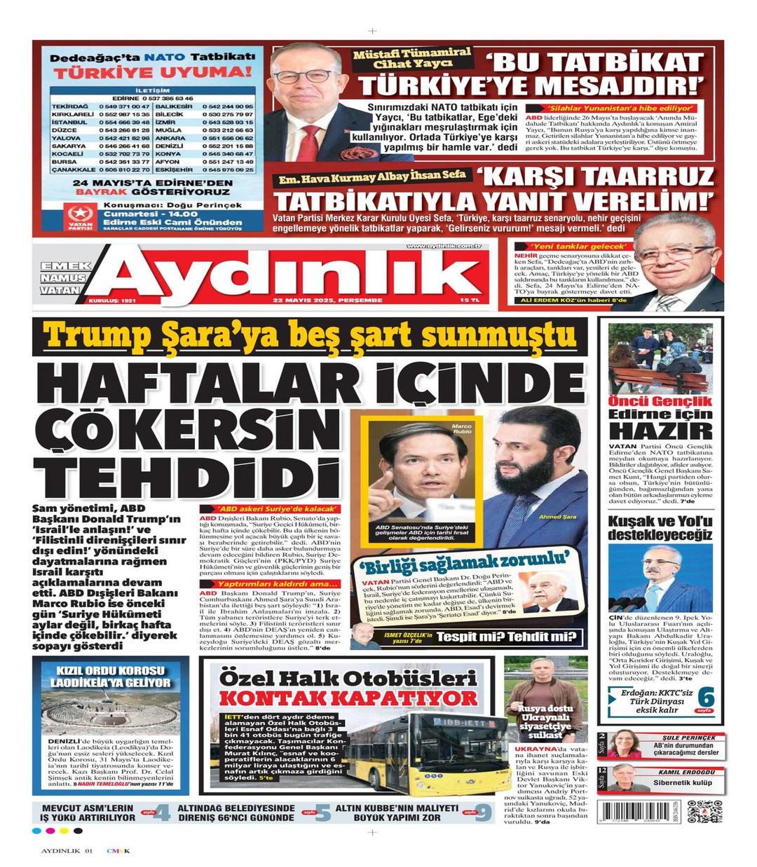 Aydınlık Gazetesi