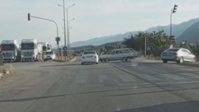 Yer: Hatay! Sosyal medya için görüntü çekerken kazayı kaydetti!
