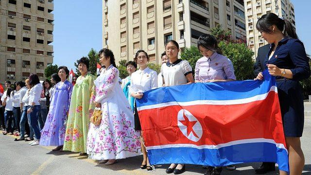 Suriye'nin başkenti Şam'da 2015 yılında Kuzey Kore'nin kurucu lideri Kim Il-sung adının verildiği bir park açılmıştı.