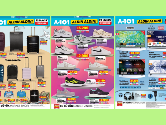 A101'e Samsonite valizler geliyor! 