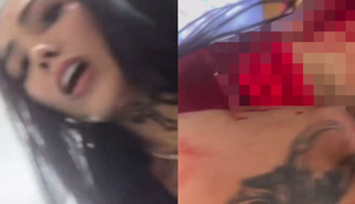 Fenomen kadın canlı yayında defalarca bıçaklandı! Herkes o anları izledi