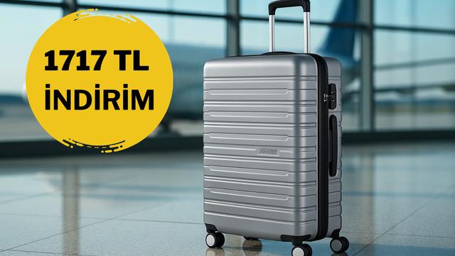 Büyük hacimli valiz arayanlara kaçırılmayacak fırsat! American Tourister valiz indirimde
