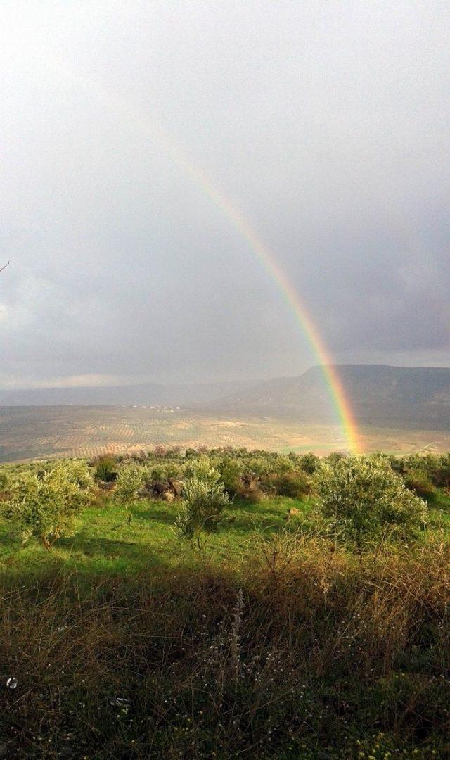 Kilis’te seyirlik gök kuşağı