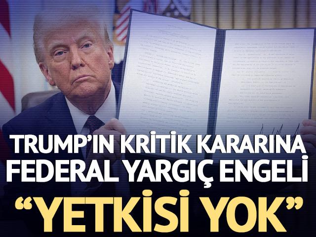Trump'ın  Eğitim Bakanlığı'nı kapatma kararına federal yargıç engeli! 