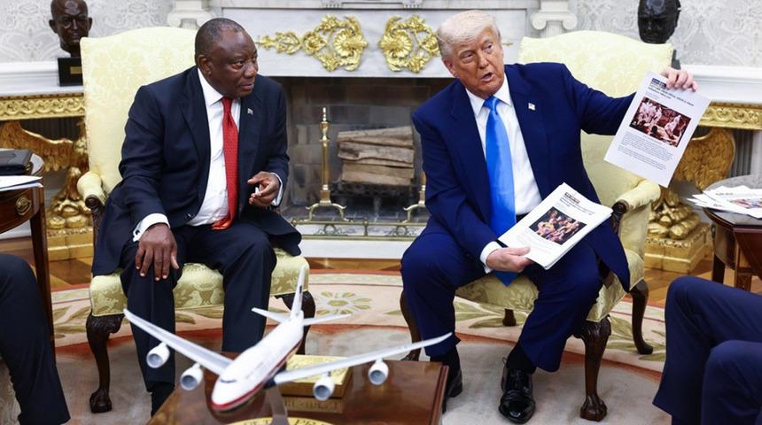 Güney Afrika liderini soykırımla suçlayıp kanıt diye göstermişti! Trump'ın elindeki görsellerin Kongo’da çekildiği ortaya çıktı