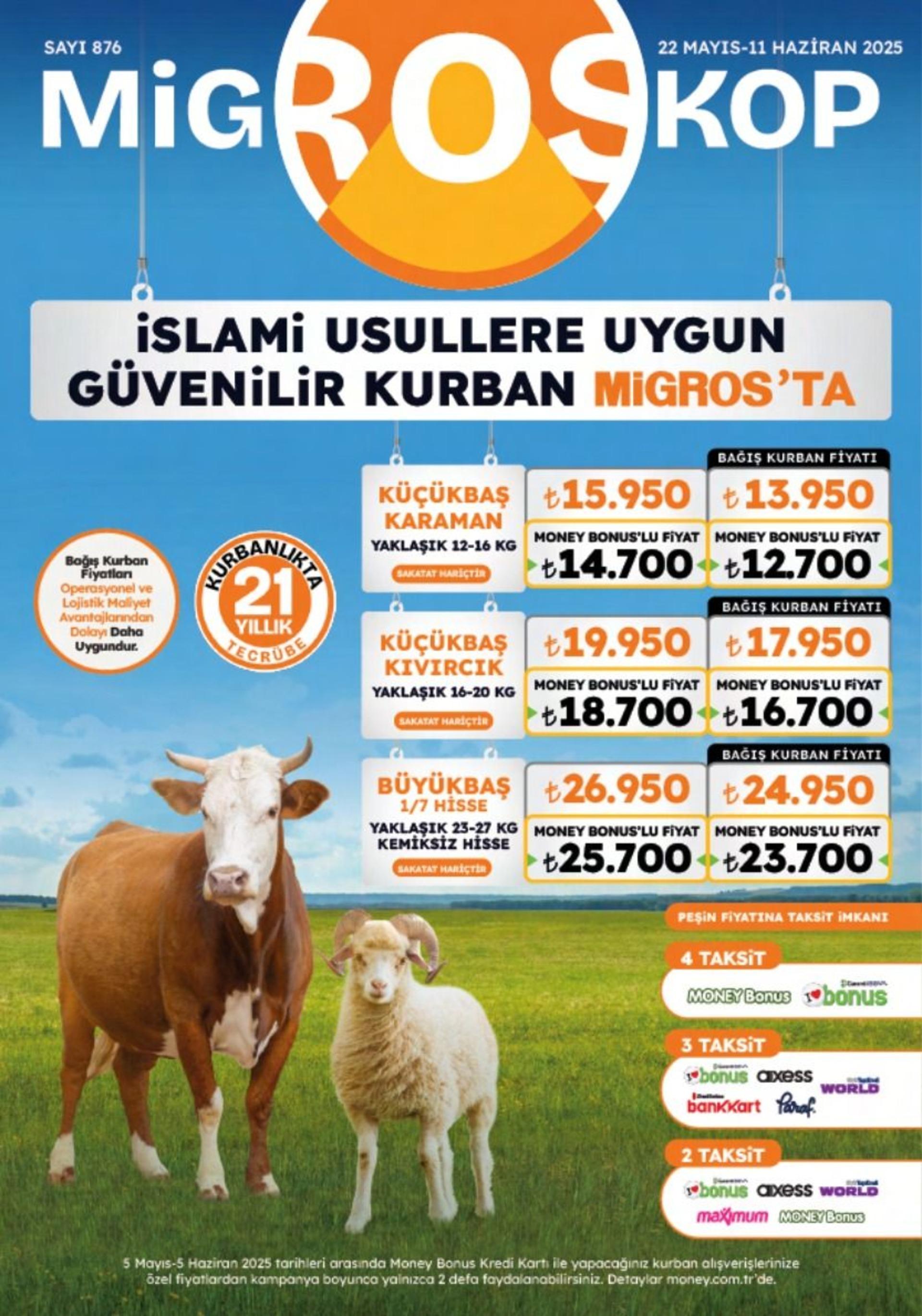 Migros 22 Mayıs - 11 Haziran   Broşürü