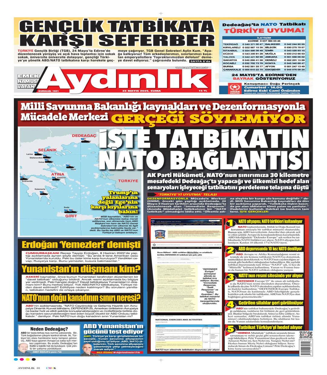 Aydınlık Gazetesi