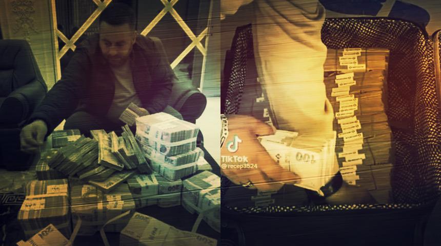 İzmir'de 'aile boyu dolandırıcılık': Balya balya paraları TikTok'ta sergilediler!