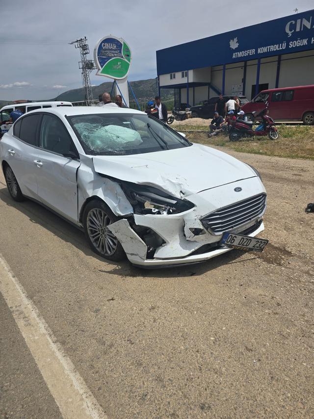 Isparta da otomobil ile çarpışan motosikletin sürücüsü öldü 1