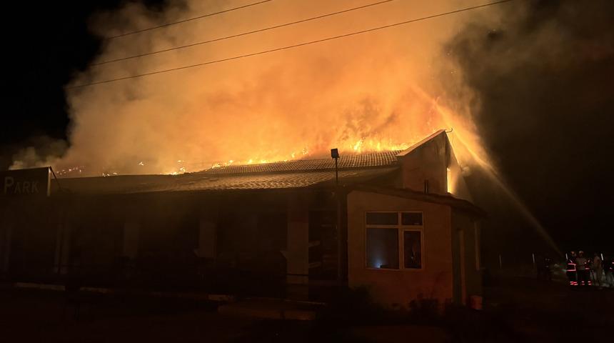 Kırıkkale'de lokantada çıkan yangın hasara neden oldu