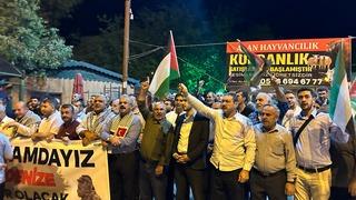Adıyaman'da, Gazze ve Filistin'e destek gösterisi düzenlendi