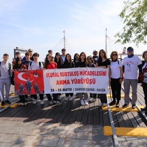 Samsun'da Ulusal Kurtuluş Mücadelesi 15. Anma Yürüyüşü yapıldı