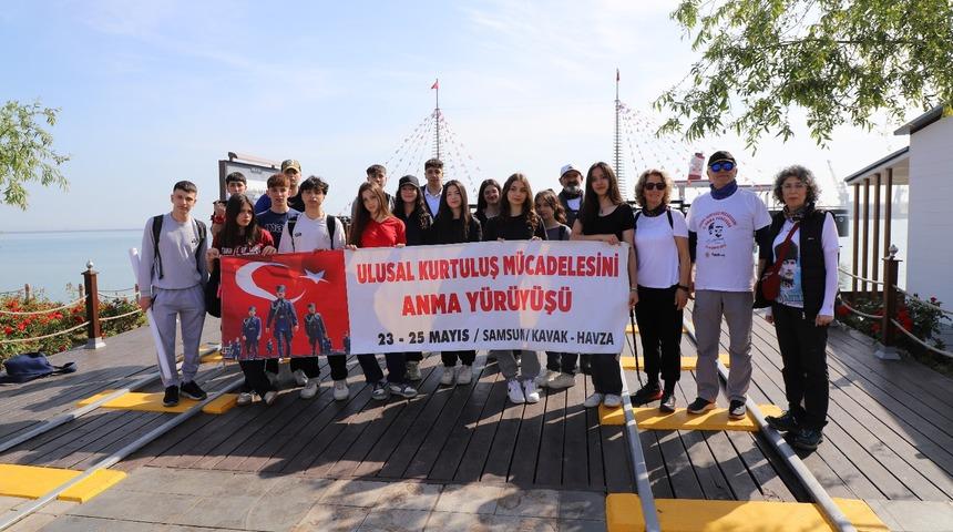 Samsun'da Ulusal Kurtuluş Mücadelesi 15. Anma Yürüyüşü yapıldı
