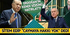 Bahçeli'den Erdoğan'a sitem gibi 'adaylık' çıkışı: Hakkı yok!