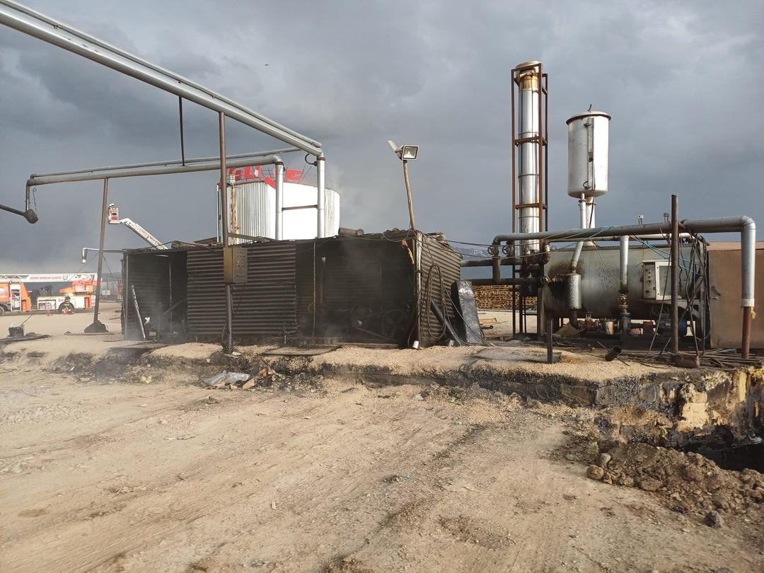 Erzurum da asfalt üretim tesisinde patlama! 1 işçi öldü, 1 işçi yaralandı 1