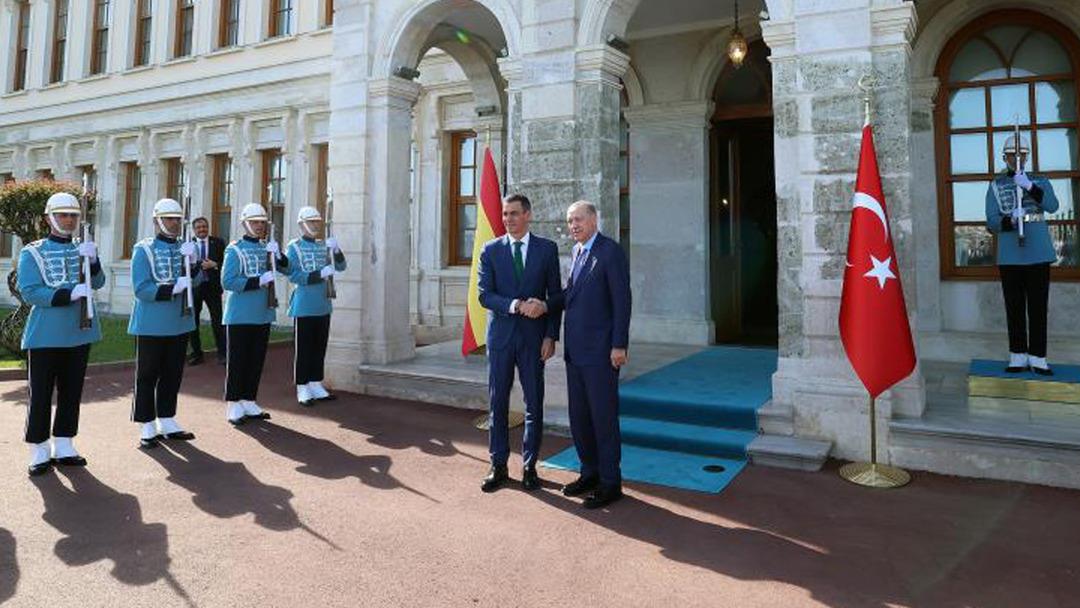 Cumhurbaşkanı Erdoğan, İspanya Başbakanı Pedro Sanchez i kabul etti 1
