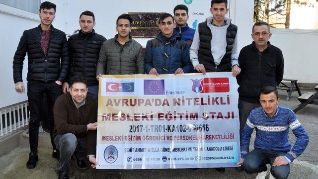 Tokatlı öğrenciler staj için Almanya’da