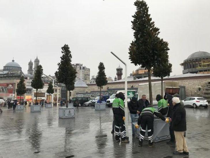 Bugün Taksim'e konuldular... G2