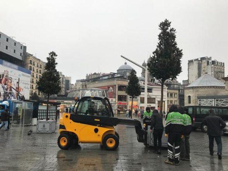 Bugün Taksim'e konuldular... G3