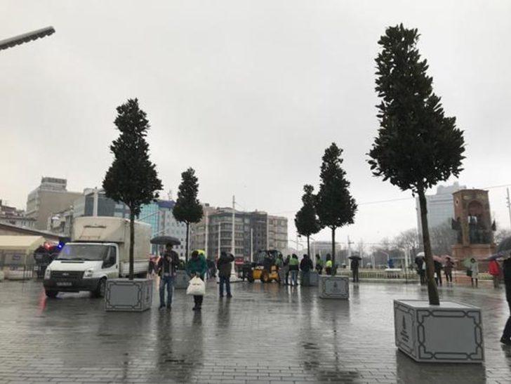 Bugün Taksim'e konuldular... G5