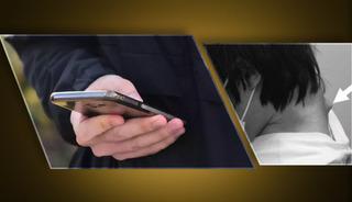 Sürekli telefon kullandığı için boynu yamuldu!