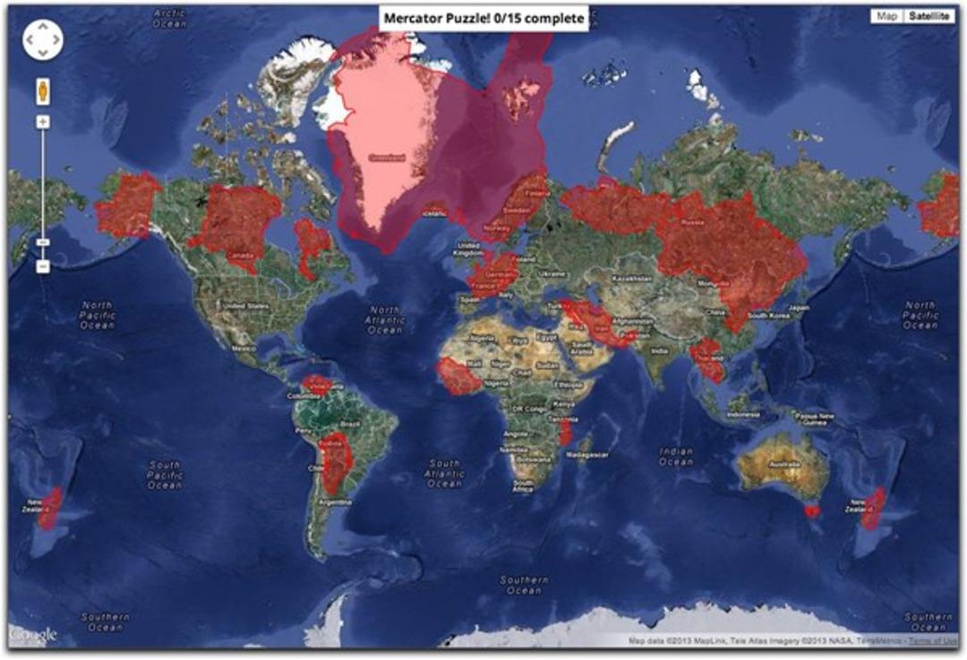 Her şeyin yalan olduğu harita
