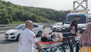Kuzey Marmara Otoyolu’nda zincirleme kaza! Yaralılar var