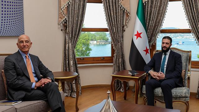 Suriye Cumhurbaşkanı Şara, ABD'nin Ankara Büyükelçisi Barrack ile görüştü