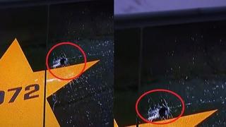 Göztepe maçının ardından Galatasaray takım otobüsü taşlı saldırıya uğradı