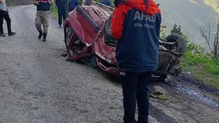 Gümüşhane'de feci kaza! 2 kişi yaralandı