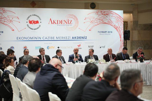 Kocamaz, ’Akdeniz Ekonomi Forumu’ tanıtım toplantısına katıldı