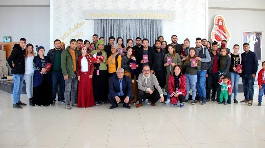 İskenderun Belediyesi&rsquo;nde 18 &ccedil;ifte toplu nikah