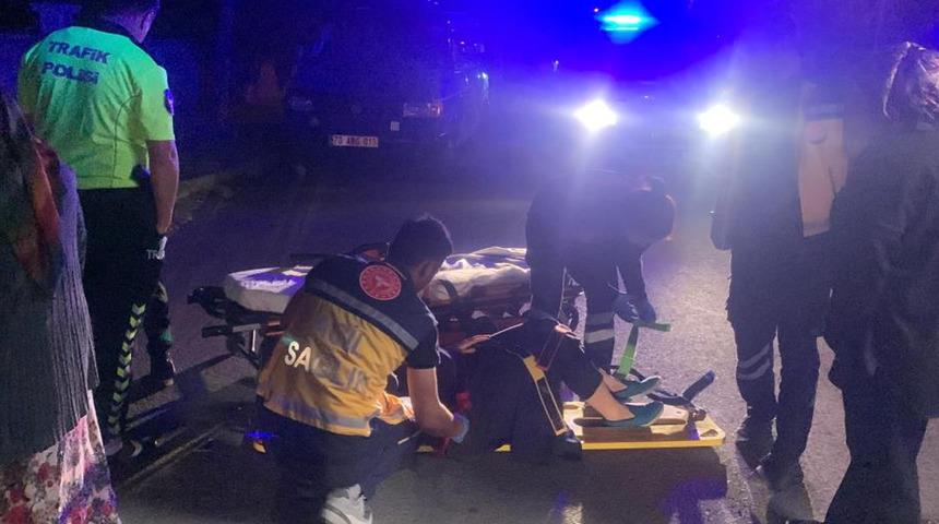 Elektrikli bisiklet kazası: 1 yaralı