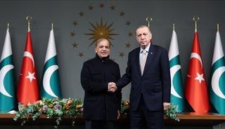 Cumhurbaşkanı Erdoğan Pakistan lideri Şerif'le g&ouml;r&uuml;şt&uuml;