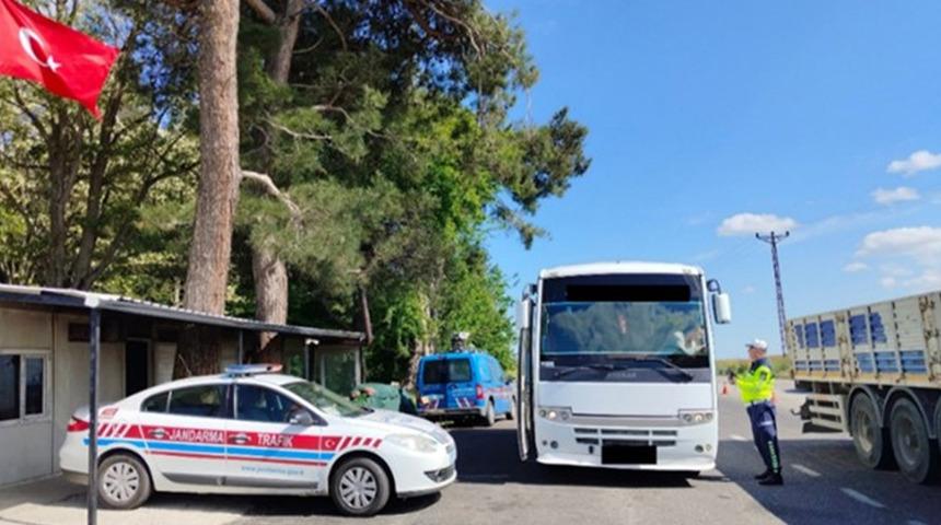 Kırklareli'de trafik denetimi: 381 sürücüye ceza