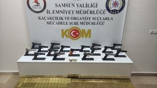 Samsun'da silah kaçakçılığı operasyonu! 2 zanlı yakalandı