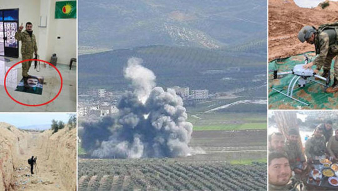 Afrin'de sıcak saatler... O k&ouml;ylere b&ouml;yle girildi