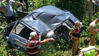 Ordu'da feci kaza! Otomobil 200 metrelik uçuruma yuvarlandı: 1 yaralı