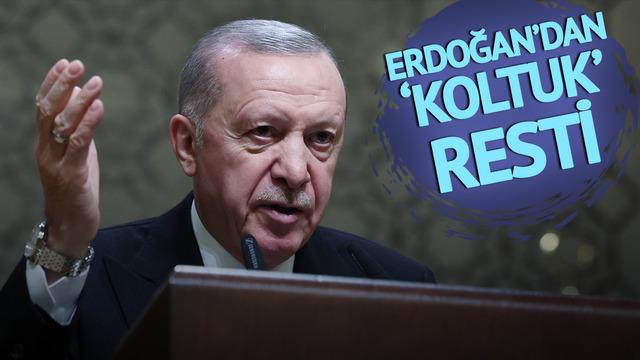 Cumhurbaşkanı Erdoğan'dan Gözlerinin yaşına bakmayız resti! 'Koltuk' çıkışı: Vatandaşa zulmeden kimseye müsamaha göstermeyiz