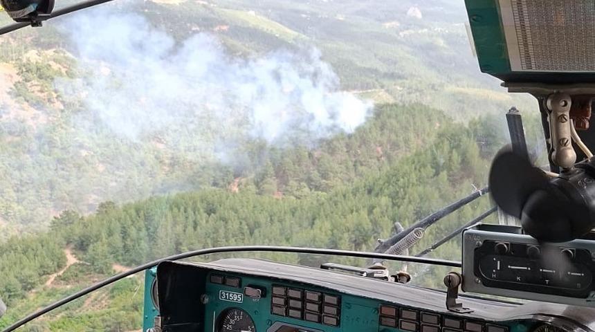 Kumluca’da orman yangını: 1 hektarlık alan zarar gördü